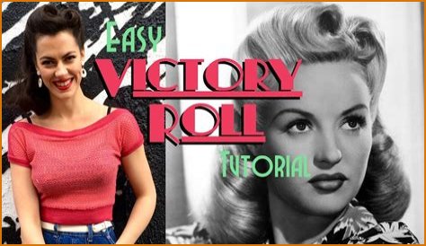 How To Get A Victory Roll In 6 Simple Steps For All The Vintage Vixens Of The World
